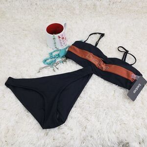 BEBE Black Bikini Size MEDIUM